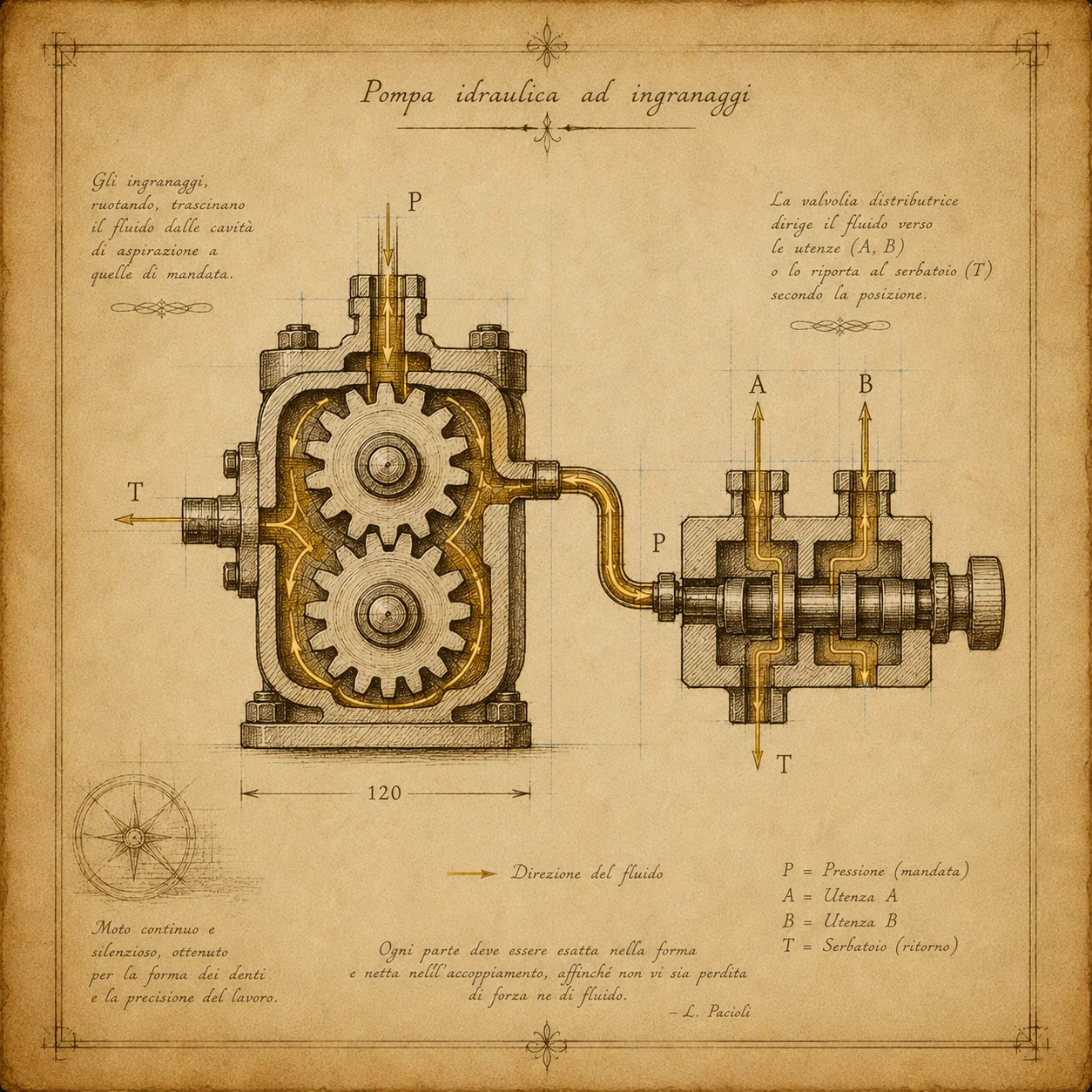 Intermediate tier, Da Vinci hydraulic plate